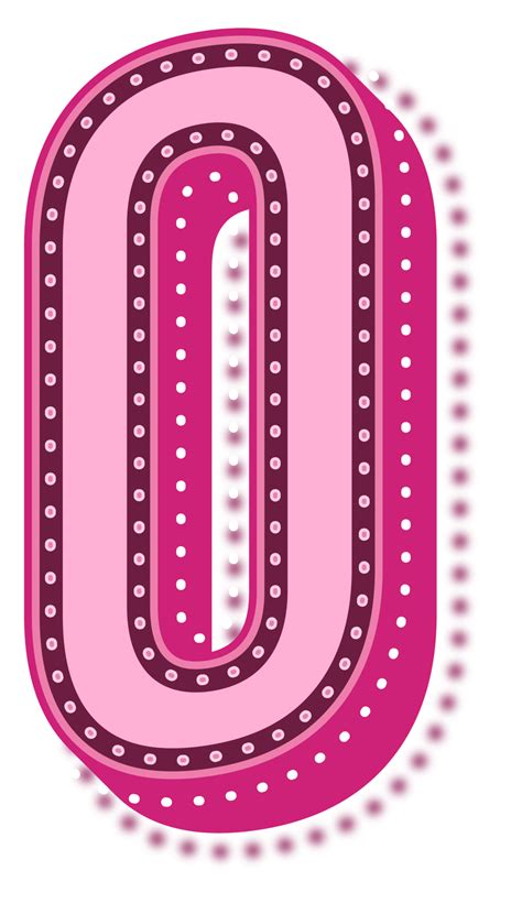 Valentine Pink Dotted Alphabet Letter O 36131078 PNG