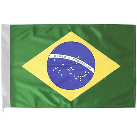 Bandeira Do Brasil Grande Bember Cm X Cm Apollo Festas