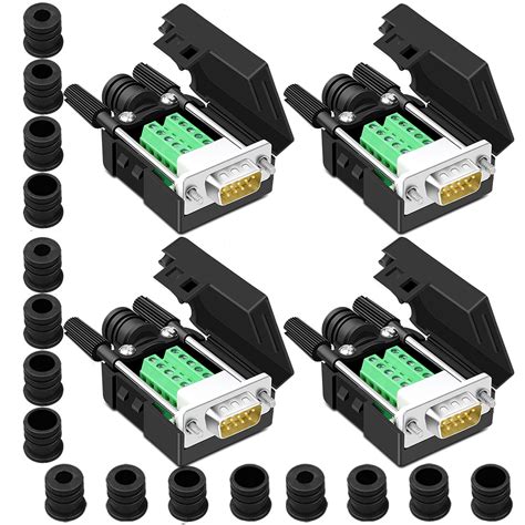 Getuscart Anmbest Pcs Db Male Breakout Connector Db Solderless