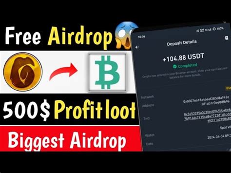 New Crypto Airdrop Loot Huge Profit Without