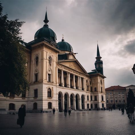 Sarajevo City Hall Details | Stable Diffusion Online