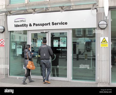 Passport Office London Passports Travel Stock Photo Alamy