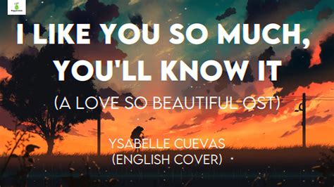 I Like You So Much Youll Know It Ysabelle Cuevas English Cover A