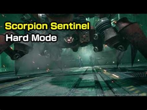 Scorpion Sentinel Hard Mode Boss Walkthrough Final Fantasy VII Remake