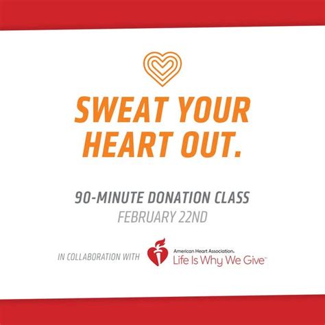 Feb 22 American Heart Association Fundraising Class Swampscott Ma