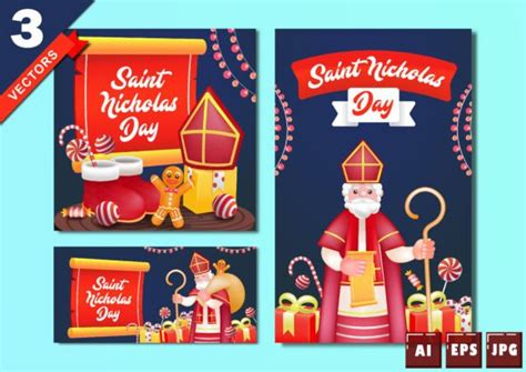 Saint Nicholas Day Flyer Graphic By Kevyn Creative Creative Fabrica