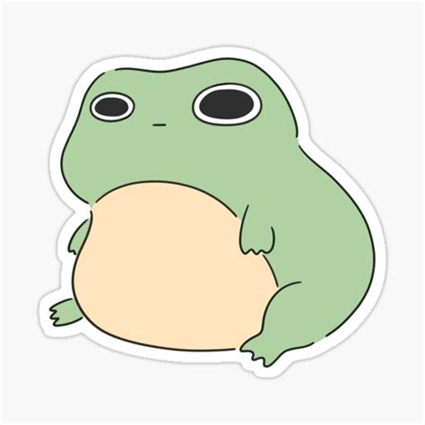 Sitting Froggy Sticker For Sale By Nichoe Val Redbubble