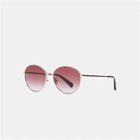 COACH® Outlet | Lia Round Sunglasses