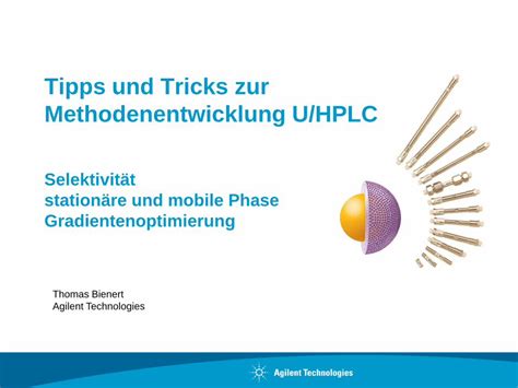 PDF Tipps Und Tricks Zur Methodenentwicklung U HPLC PH 9 Das