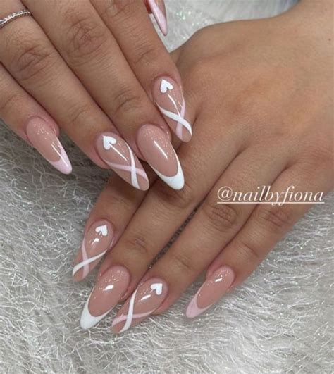 25 Elegant Bliss Captivating Wedding Nail Designs French Tips Hearts