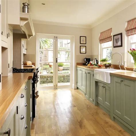 Step Inside This Traditional Muted Green Kitchen Ideal Home