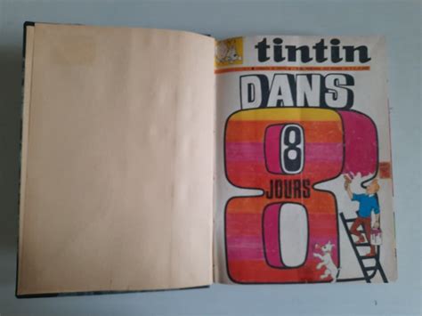 Tintin magazine Année complète en 4 reliures 1971 Catawiki