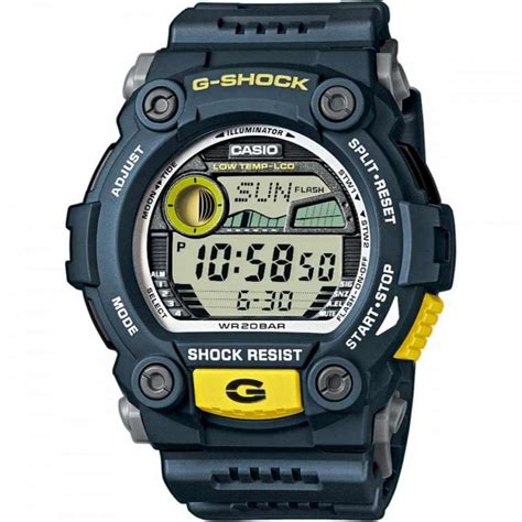 Casio G Shock Men S G Rescue Blue Alarm Chronograph Watch Watches