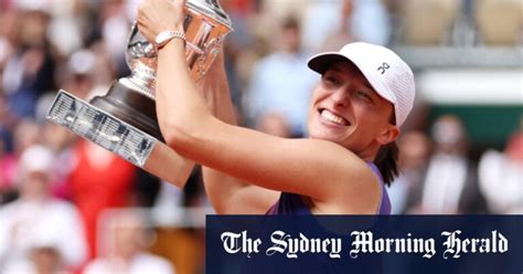 Swiatek Remporte La Quatri Me Couronne De Roland Garros Go Australie