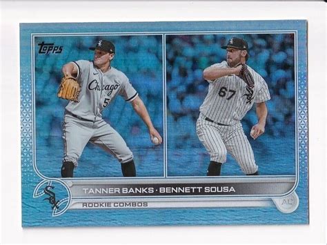 Topps Update Bennett Sousa Tanner Banks Rainbow Foil White Sox