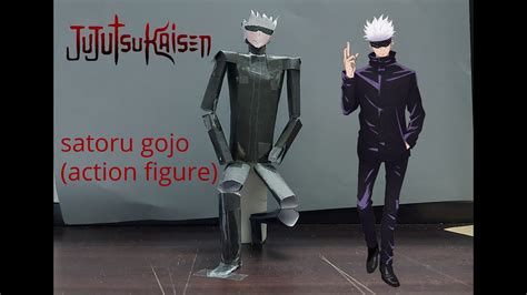 Paper Satoru Gojo Action Figure Youtube