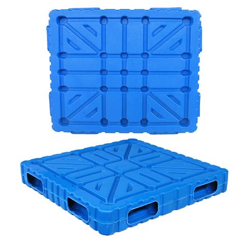 Blow Molding Stackable Reversible Stacking Double Faced Four Way Entry