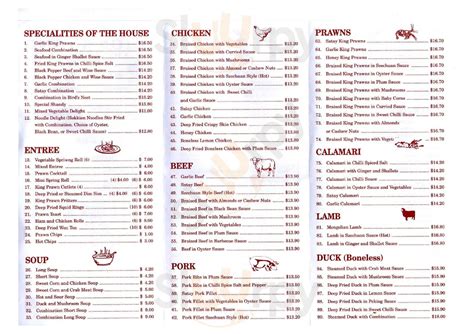 Chung Hing Licensed Chinese Restaurant Men Warwick Main Menu Sluurpy