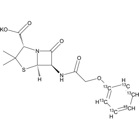 Penicillin V 13C6 Potassium Phenoxymethylpenicillin 13C6 Potassium