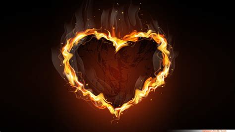 Fire Heart Wallpapers - Wallpaper Cave