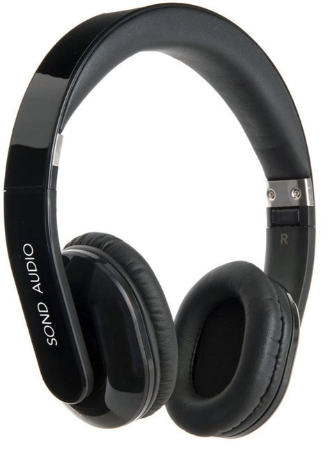 Sond Audio Bluetooth On Ear Foldable NFC Headphones Black - Ebuyer