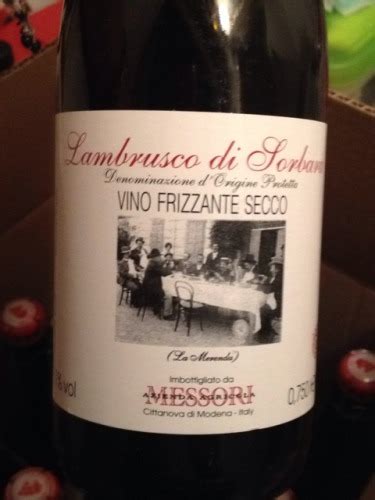 Messori Lambrusco Di Sorbara Frizzante Secco Vivino Us