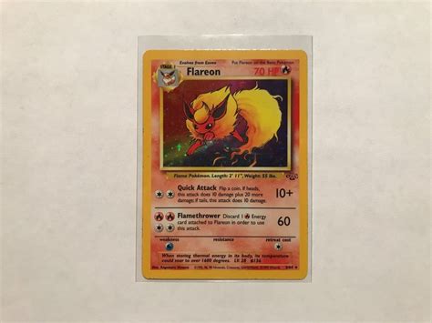 Flareon Holo Jungle Kaufen Auf Ricardo