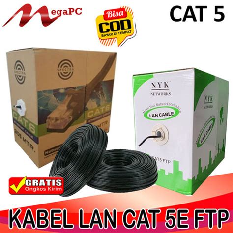 Jual Kabel Lan Outdoor Ftp Cat E Merk Spectra Panjang Meter Nyk