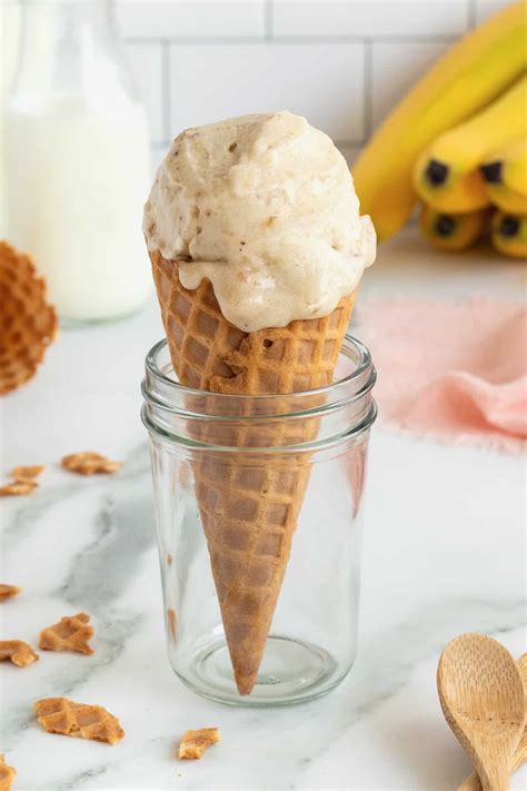 One Ingredient Banana Ice Cream The Bakermama