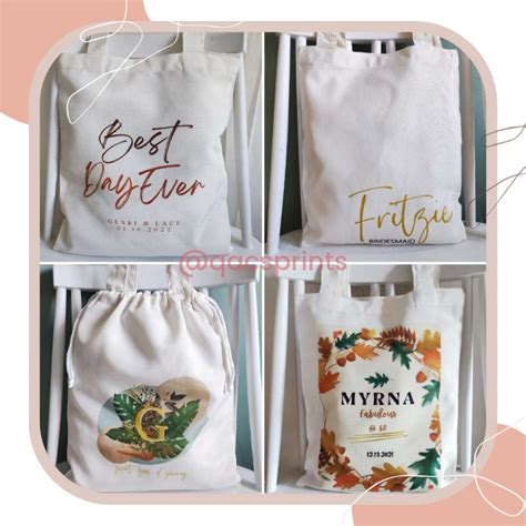 Personalized Katsa Tote Bags Set Customized Katsa Bags Set Of Pcs