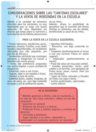 La Merienda En La Escuela PDF