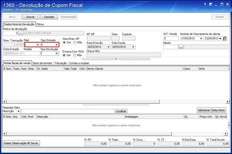 WINT Como Realizar Troca De Mercadoria Pela Rotina 1360 Central De