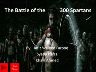 thebattleofthe300spartans-090409124720-phpapp02 | PPT