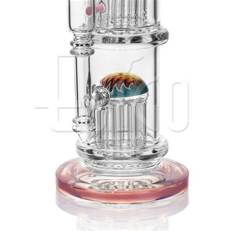 Buy Wholesale China Esigo Wholesale High End Gravity Double Tree Perc Wig Wag Hookah Shisha Big