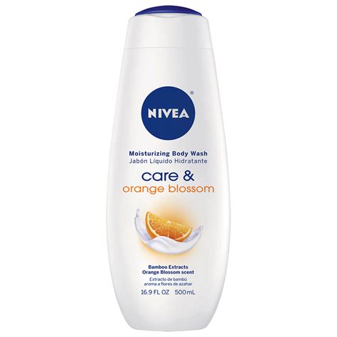 Nivea Care And Orange Blossom Moisturizing Body Wash 169 Fl Oz