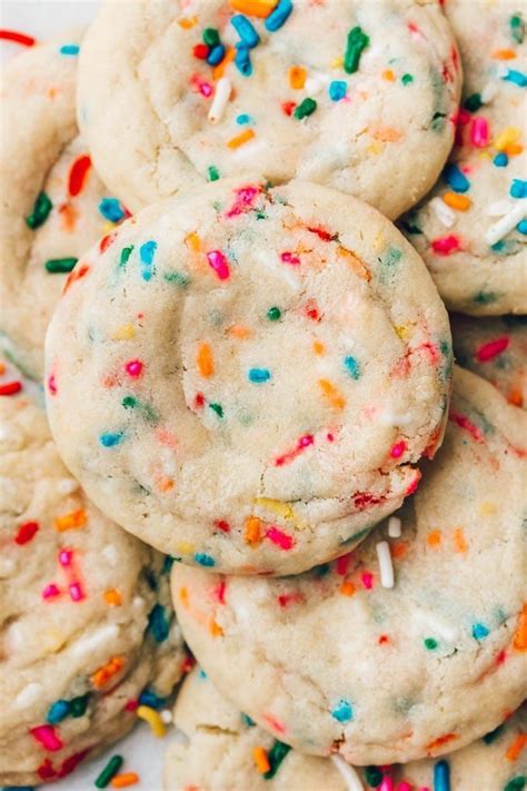 The Best Funfetti Cookies Super Soft Pretty Simple Sweet