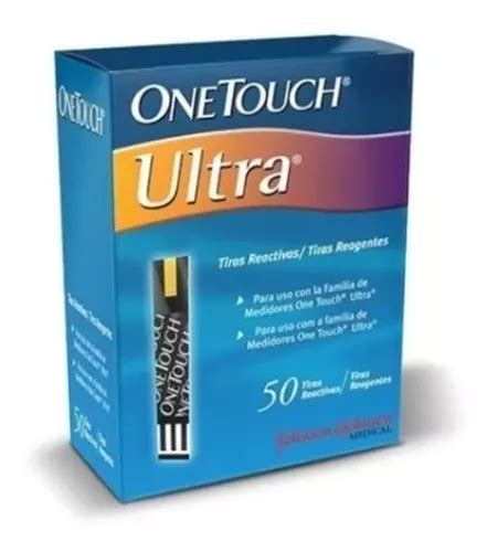 Tiras Reactivas Onetouch Ultra Mini X Unidades Color Negro