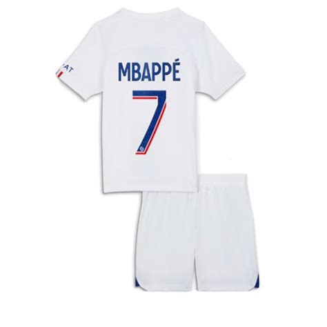 Camisola Paris Saint Germain PSG Kylian Mbappé 7 Criança 3º Equipamento