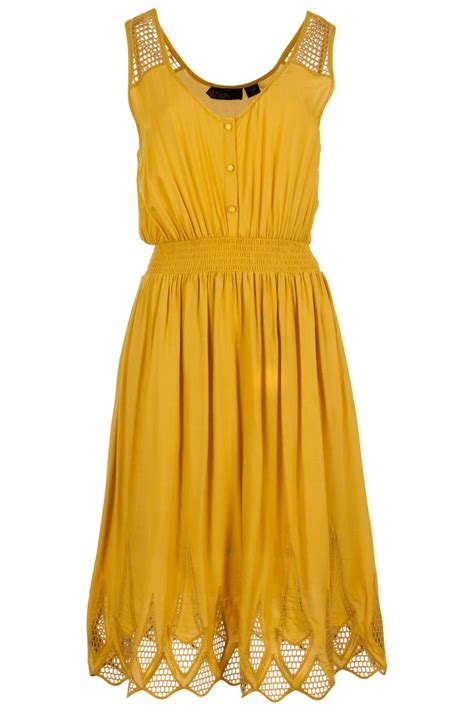 Mustard Color Dress - Effy Moom