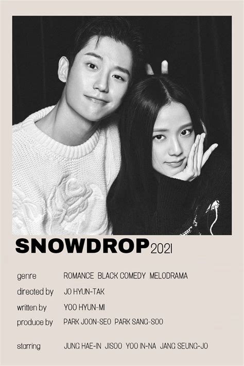 Snowdrop kdrama minimalist poster | Kore draması, Kore dramaları, Dramalar