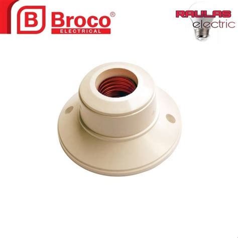 Jual Fitting Lampu Bulat Broco 1212 Cream Fitting Plafon Bulat Broco