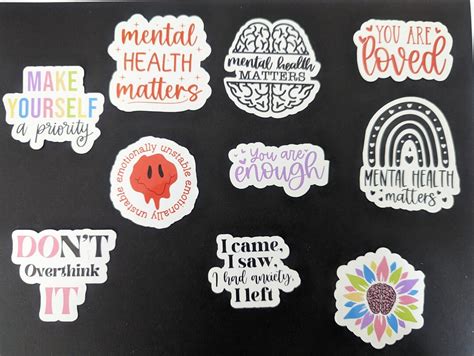 Mental Health Awareness Stickers - Etsy