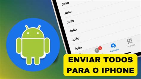 Como TRANSFERIR Os CONTATOS Do ANDROID Para O IPHONE SEM COMPUTADOR