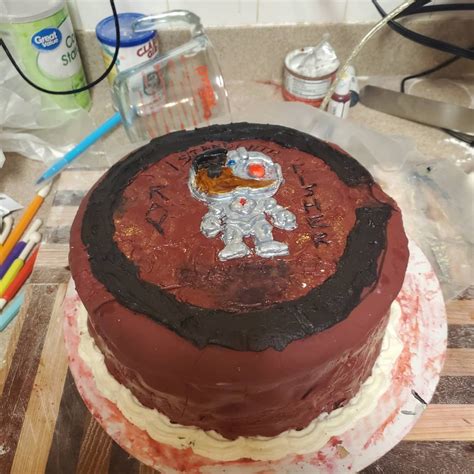 I Made A Cyborg Cake