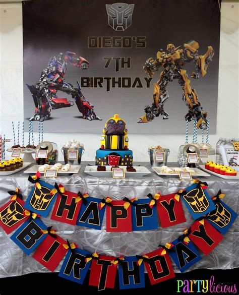 Partylicious Events Pr {transformers Birthday Bash}