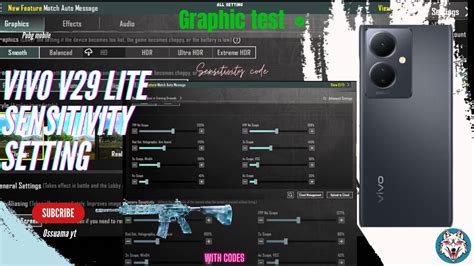 Vivo V Lite Sensitivity Setting Pubg Graphic Setting Best