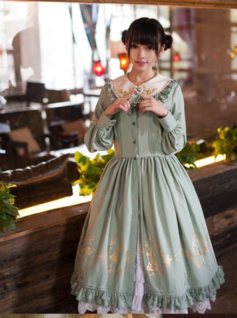 Alice In Wonderland Series OP Classic Lolita Long Sleeve Dress