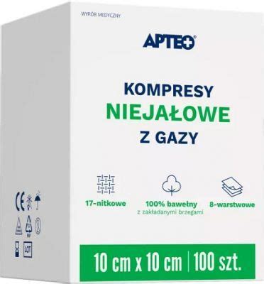 Kompresy Z Gazy Nieja Owe Warstwowe Cm X Cm Sztuk Apteo