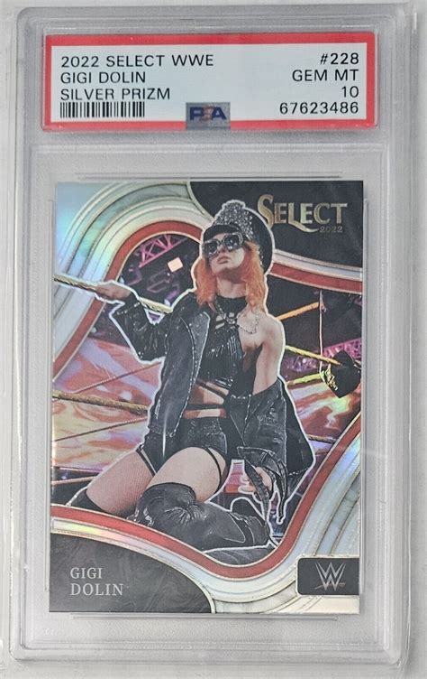 2022 Panini Select WWE Ringside Silver Prizm 228 Gigi Dolin For Sale