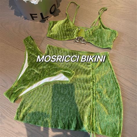 New Two Piece Swimsuit Women Slim Solid Color Sexy Swimsuit Halter Three Piece Bikini Shopee